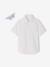 Short-sleeved shirt with bow tie white - vertbaudet enfant 