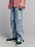 Denim parachute trousers bleached denim - vertbaudet enfant 