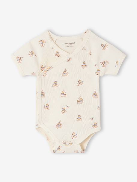Pack of 3 organic cotton baby boy bodysuits red - vertbaudet enfant 