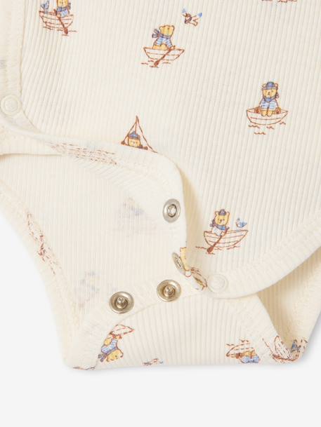 Pack of 3 organic cotton baby boy bodysuits red - vertbaudet enfant 