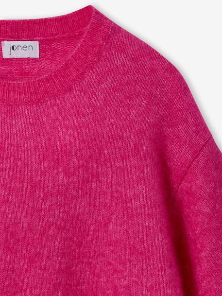 Girl's short-sleeved jumper JONEN lilac+rose - vertbaudet enfant 