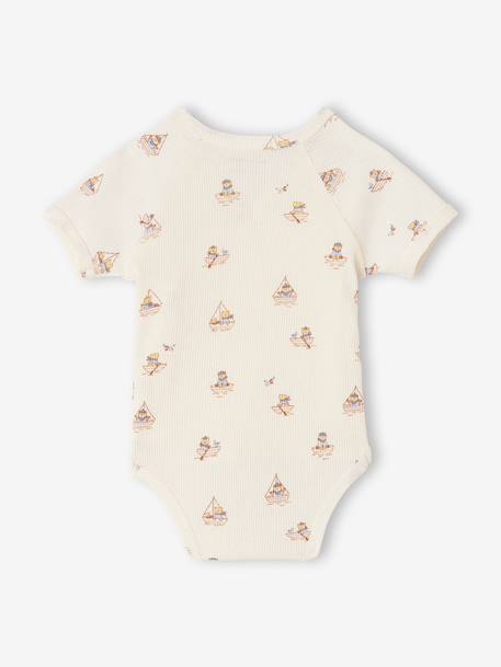 Pack of 3 organic cotton baby boy bodysuits red - vertbaudet enfant 