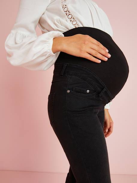 Maternity Straight Jeans - Inside Leg 33' Black - vertbaudet enfant 