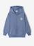 Zipped oversized sweatshirt grey blue - vertbaudet enfant 