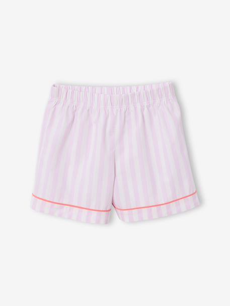 Short-sleeved pyjama playsuit to customise lilac - vertbaudet enfant 