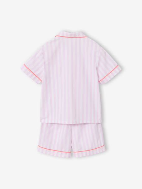 Short-sleeved pyjama playsuit to customise lilac - vertbaudet enfant 