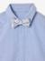 Long-sleeved shirt with bow tie sky blue - vertbaudet enfant 