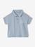 Boys' polo shirt and trouser set striped blue - vertbaudet enfant 
