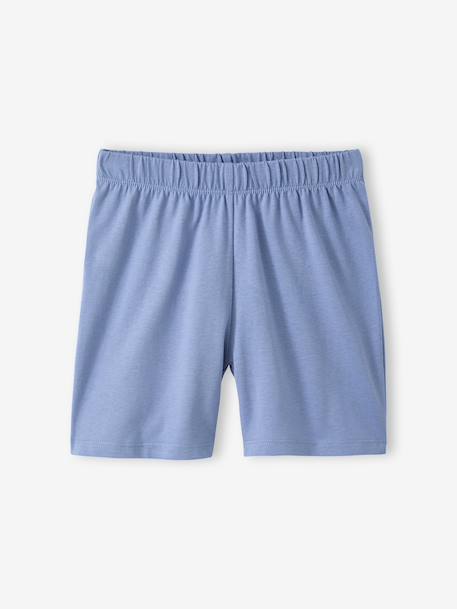 Lot 2 pyjama court et long bleu océan - vertbaudet enfant 