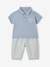 Ensemble polo pantalon bébé garçon rayé bleu - vertbaudet enfant 