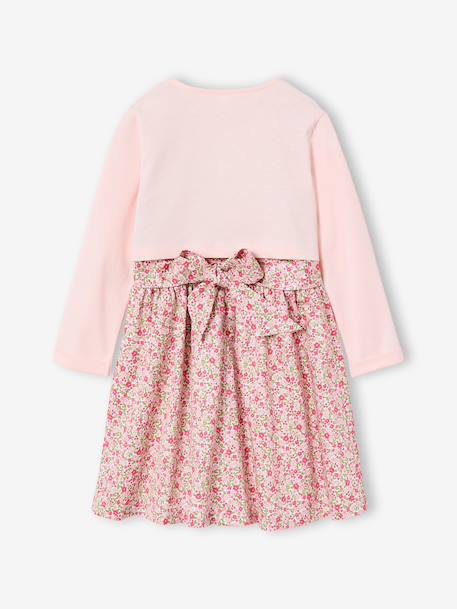 3-piece dress, cardigan and band for head accessories for hair set pale pink - vertbaudet enfant 