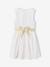 Set of skater dress, bolero and band for head accessories for hair sage green+white - vertbaudet enfant 