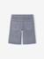 Boy's 5-pocket bermuda shorts clay beige+emerald green+grey blue+terracotta - vertbaudet enfant 