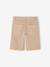 Boy's 5-pocket bermuda shorts clay beige+emerald green+grey blue+terracotta - vertbaudet enfant 