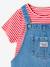 Dungaree and t-shirt set medium blue - vertbaudet enfant 