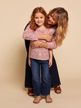 Blouse fille manches volantées - vertbaudet enfant -Blouse fille manches volantées