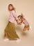 Jupe femme gaze de coton Capsule mère-fille olive - vertbaudet enfant 