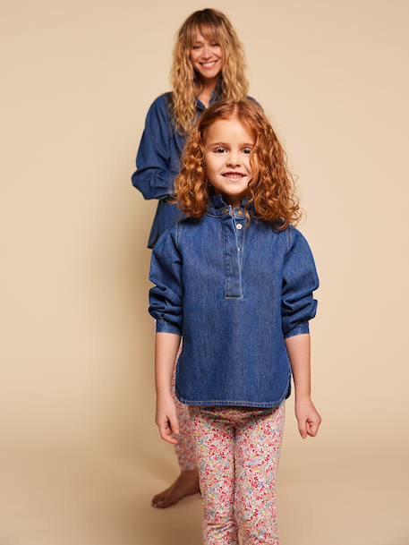 Legging fille imprimé coton bio multicolore - vertbaudet enfant 