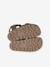 Leather Hook-&-Loop Sandals for Children, Designed for Autonomy khaki+navy blue+sandy beige - vertbaudet enfant 