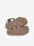 Sandales scratchées cuir enfant kaki+marine+sable - vertbaudet enfant 