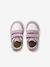 Baskets bébé cuir à scratchs lot violet - vertbaudet enfant 