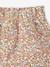 Floral print baby short ecru - vertbaudet enfant 