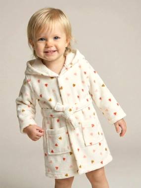 COEUR baby bathrobe, with recycled cotton  - vertbaudet enfant