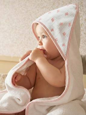-Cape de bain personnalisable et gant de toilette NOEUDS