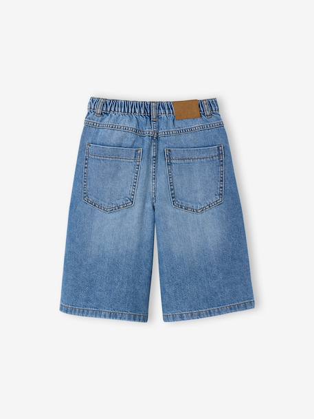 Bermuda long denim double stone - vertbaudet enfant 