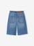 Long denim bermuda shorts double stone - vertbaudet enfant 