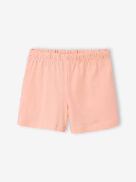 Pack of 2 pyjama shorts with hearts ecru - vertbaudet enfant 
