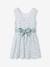 Occasion Wear Dress with Floral Print, for Girls light blue+pale pink+printed pink+printed white+white - vertbaudet enfant 
