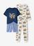 Pack of 2 short and long pyjamas ocean blue - vertbaudet enfant 