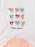 Pack of 2 pyjama shorts with hearts ecru - vertbaudet enfant 