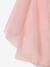 Ruffled Occasion Wear Dress in Cotton Gauze & Tulle, for Girls ecru+pale pink+sage green+white - vertbaudet enfant 