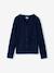 Girl's cardigan navy blue+sage green - vertbaudet enfant 