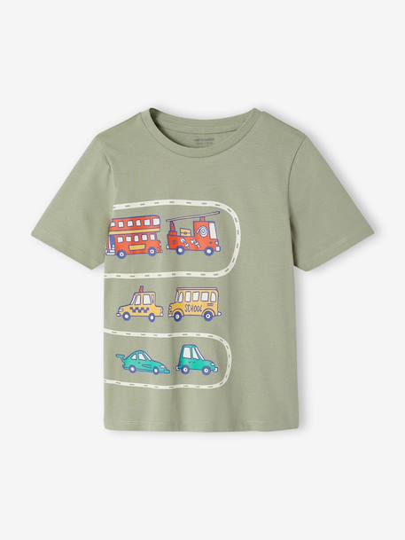 Pack of 2 vehicle pyjama shorts sage green - vertbaudet enfant 