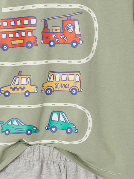 Pack of 2 vehicle pyjama shorts sage green - vertbaudet enfant 