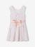 Occasion Wear Dress with Floral Print, for Girls light blue+pale pink+printed pink+printed white+white - vertbaudet enfant 