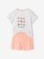 Pack of 2 pyjama shorts with hearts ecru - vertbaudet enfant 