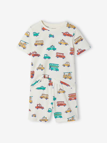 Pack of 2 vehicle pyjama shorts sage green - vertbaudet enfant 