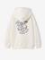Hooded sweatshirt for boys with oversized back print ecru - vertbaudet enfant 