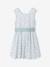 Occasion Wear Dress with Floral Print, for Girls light blue+pale pink+printed pink+printed white+white - vertbaudet enfant 