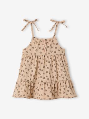-Robe bébé fille bretelles coton bio