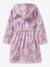 Customisable MARGUERITE bathrobe for children, with recycled cotton mauve - vertbaudet enfant 