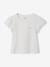 T-shirt manches courtes fille écru - vertbaudet enfant 