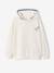 Hooded sweatshirt for boys with oversized back print ecru - vertbaudet enfant 