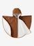 Poncho bébé pour siège-auto caramel - vertbaudet enfant 