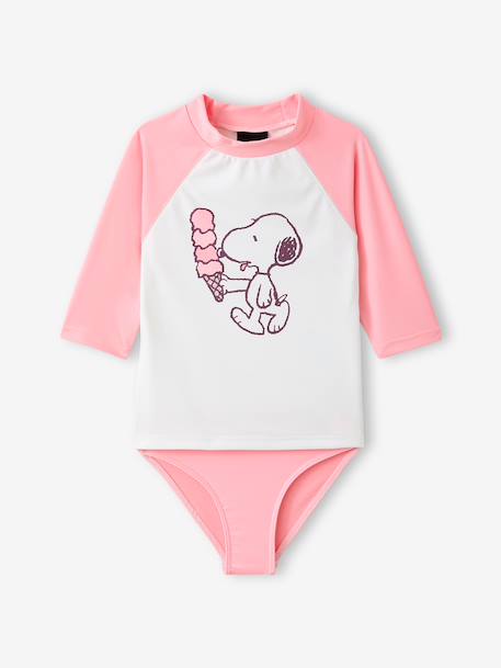 SNOOPY UV-protective swimsuit sweet pink - vertbaudet enfant 