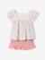 Cotton gauze short and top set blush+sage green - vertbaudet enfant 